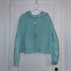 Lululemon scuba full zip ideal mint color